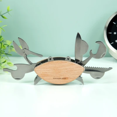 Abbildung von KIKKERLAND CD114 Multifunktions Krabbe 9 in 1 Werkzeug Crab Multi Tool Edelstahl