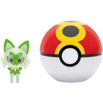 Abbildung von POKEMON CLIP N GO SPRIGATITO WITH REPEAT BALL