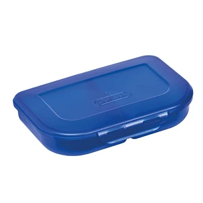 Abbildung von 2 x Herlitz Brotdose 23x15,5x4cm blau