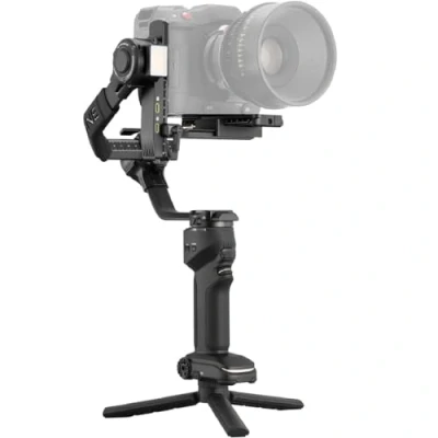 Abbildung von ZHIYUN Crane 4 [Official] Stabilisator Gimbal für Kameras DSLR und Spiegellose, Camera Stabilizer 3 Achsen mit Stativ/Tasche/Videoleuchte, Nikon/Canon/Sony/Panasonic/Fujifilm