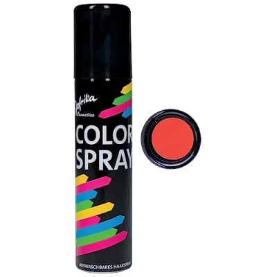 Abbildung von jofrika Theaterschminke Color Haarspray Farbspray 100 ml, Rot