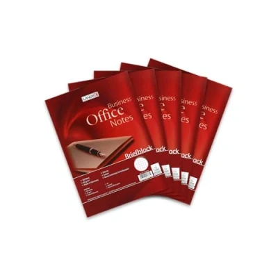 Abbildung von Landré Briefblock A4 kariert, 100 Blatt, 70 g/m² Papier, 5 Stück