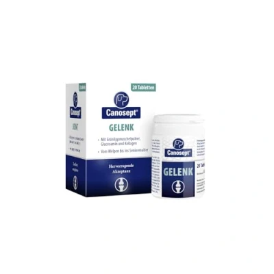 Abbildung von Canosept Gelenktabletten Hund Einzigartige Rezeptur: Mit Grünlippmuschel Hund, Glucosamin, Omega 3 Gelenk &amp; Knochenschutz für Hunde Hervorragende Akzeptanz Arthrose 20 Tabletten