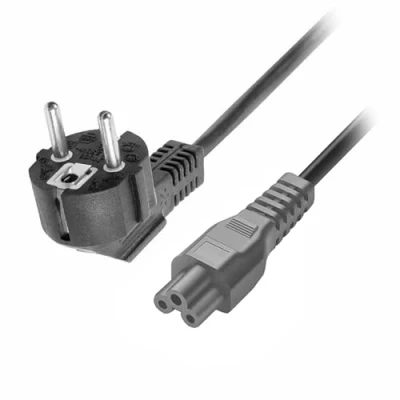 Abbildung von J49C Kaltgerätekabel Netzkabel Stromkabel CEE 7/7 auf C5 3 polig, AC für Laptop Notebook Netzteile, Monitore, Scanner, Drucker, LED TV