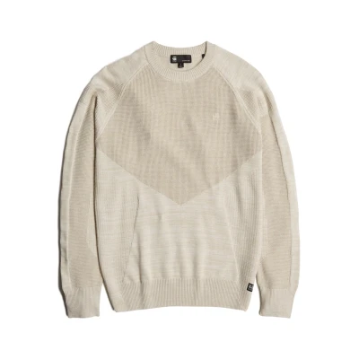 Abbildung von G STAR Gstar Pullover Strickpullover, Herren, Größe: Large, Beige