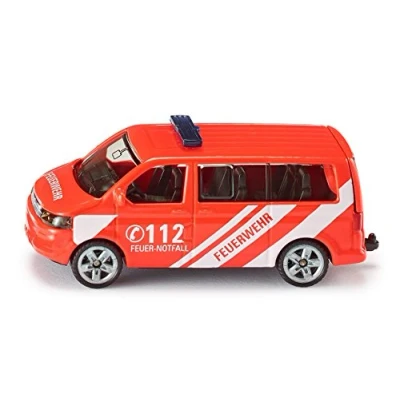 Abbildung von Siku 1460, Feuerwehr Einsatzleitwagen, Metall/Kunststoff, Rot, Öffenbare Heckklappe