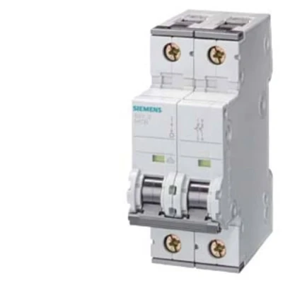 Abbildung von Siemens Leitungsschutzschalter 70 accesoriable 10 kA curva c 1 Polo + Neutral 2 A