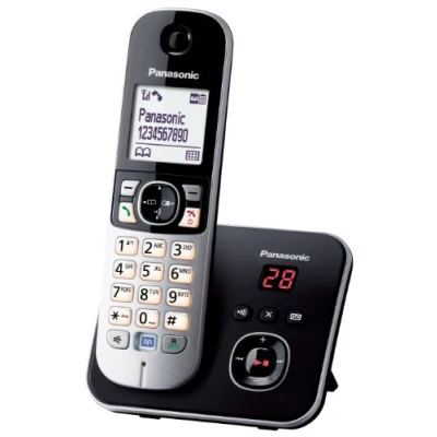 Abbildung von Panasonic KX TG6821 Sans Fil Répondeur Noir