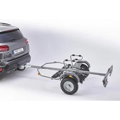 Abbildung von Anhänger Fahrradträger für 4 E Bikes auf Anhängerkupplung Mottez A144V4ELEC