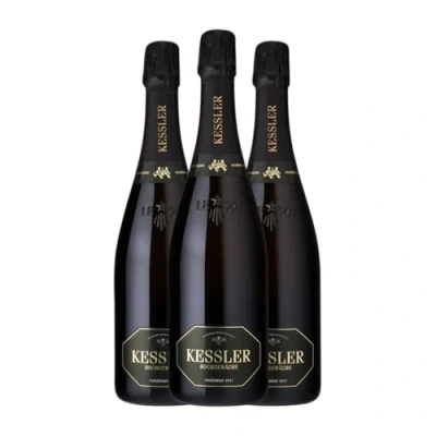 Abbildung von Kessler Sekt Hochgewächs Chardonnay 75 cl Weißer (Karton mit 3 Flaschen von cl)