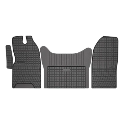 Abbildung von FROGUM 547273 Fußmattensatz Gummi vorne 3 schwarz Maßgefertigt IVECO: Daily 6 Kasten / Kombi