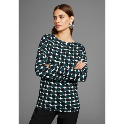 Abbildung von HECHTER PARIS Langarmshirt, mit schönem Allover Print NEUE KOLLEKTION