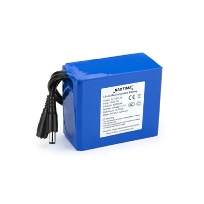 Abbildung von NASTIMA DC12V Wiederaufladbarer 5200mAh Lithium Ionen Akku für drahtlose Kameras, Camcorder, MP3 Player, Elektronische Orgel