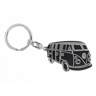Abbildung von VW Collection by Brisa Volkswagen T1 Bulli BUS Schlüsselanhänger, Größe: One Size, Schwarz