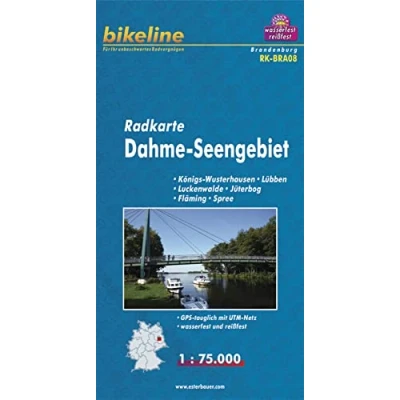 Abbildung von Radkarte Dahme Seengebiet: Königs Wusterhausen, Lübben, Luckenwalde, Jüterbog, Fläming, Spree (Bikeline Radkarte)