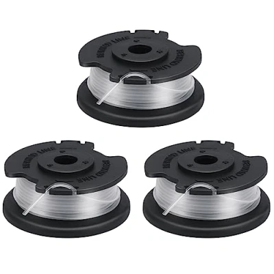 Abbildung von Eyoloty GE CT 18/28 Li Ersatzfadenspule passend für Einhell Li, TC, 18/260 Akku Rasentrimmer, 5 m Länge Ø 1,6 mm (3 Stücke)