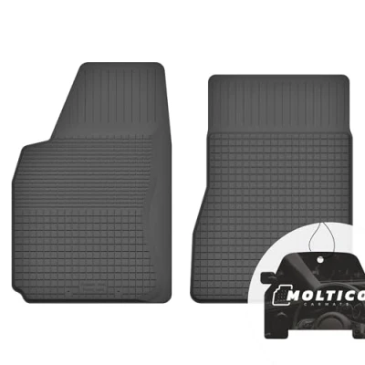 Abbildung von Vorne Gummimatten mit Rand Auto Fußmatten Gummi Automatten Passgenau 2 teilig Set passend für Renault Megane III 2008 2016