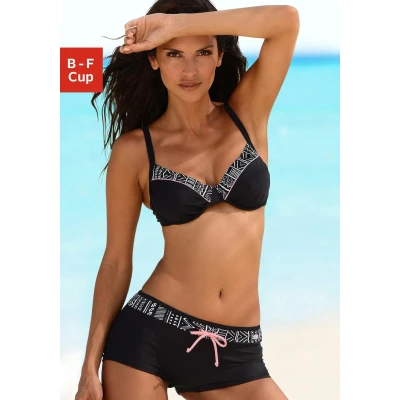 Abbildung von Kangaroos BÜGEL Bikini, Damen, Größe: 40xD, Schwarz