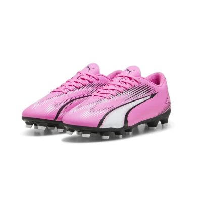 Abbildung von Puma Ultra PLAY FG/AG JR Unisex Fußballschuh Nocken für Kinder, Größe: 35, Poison pink/white/black Schuhe