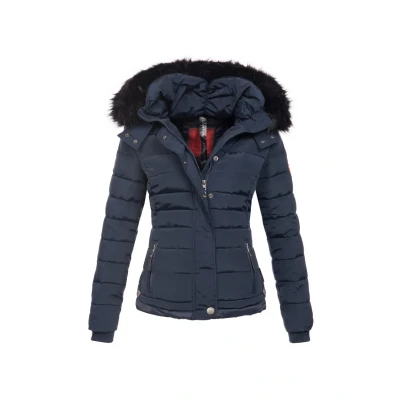 Abbildung von Navahoo Stepp Kurzja Winterjacke, Damen, Größe: Large, Navy