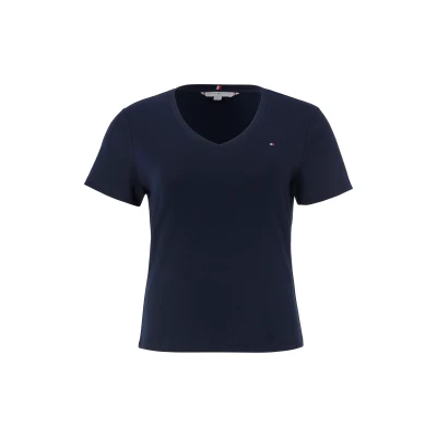 Abbildung von Tommy Hilfiger Curve SLIM CODY Tshirt basic, Damen, Größe: 50, Desert sky