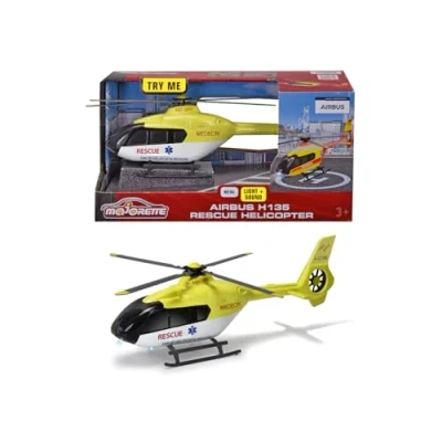 Abbildung von Majorette Grand Series Samu Airbus Hubschrauber 22 cm (Maßstab 1:43) Sound und Licht ab 3 Jahren 213713002002