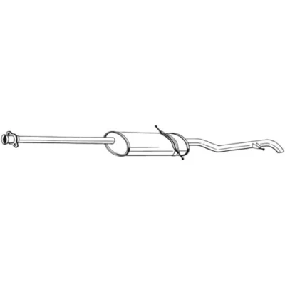 Abbildung von BOSAL 289 031 Endschalldämpfer MERCEDES BENZ: A Klasse