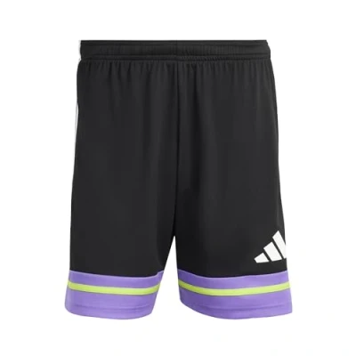 Abbildung von adidas Herren SQUADRA25 Short, Black/Purple Rush/Semi Solar Slime, XL