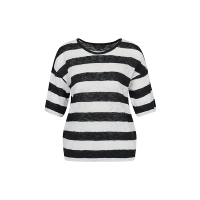 Abbildung von bugatti Sommer AUS Leichtem Tshirt print, Damen, Größe: XL, Schwarz
