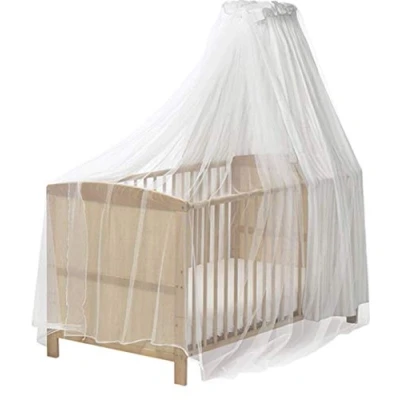 Abbildung von Playshoes 601003 Insektenschutz, Mückennetz für Kinderbetten, Himmelbett, weiß