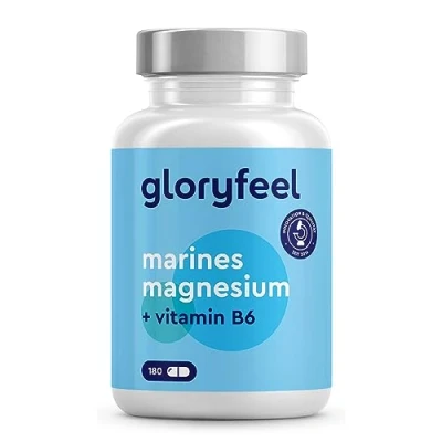 Abbildung von gloryfeel® Magnesium Marine Kapseln + Vitamin B6 180 St