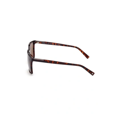 Abbildung von Timberland Quadrat Sonnenbrille, Herren, Größe: One Size, Dunkler havanna