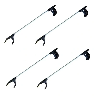 Abbildung von Provance 4 Stück Greifzange für Senioren Müllzange Kinder Müllgreifer Zange Greifer Müll Gripzange Müllsammelzange Greifhilfe Gripper Alu 76 cm