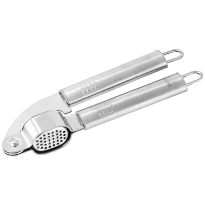 Abbildung von Fackelmann Knoblauchpresse Ovalgriff 18 cm, Edelstahl