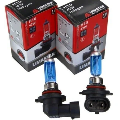 Abbildung von Recambo 2x Halogen H10 Scheinwerferlampe Birne 42W 12V Abblendlicht Fernlicht Glühlampen E Prüfzeichen Sockel PY20d Xenon Weiß