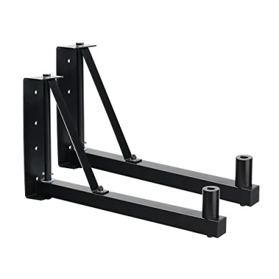 Abbildung von Pronomic Paar WSM 2 PA Lautsprecher Wandhalterung für und HiFi Boxen (2 Stück im Set, geeignet mit 35mm Flansch, horizontal schwenkbarl, stabil, Metall) schwarz