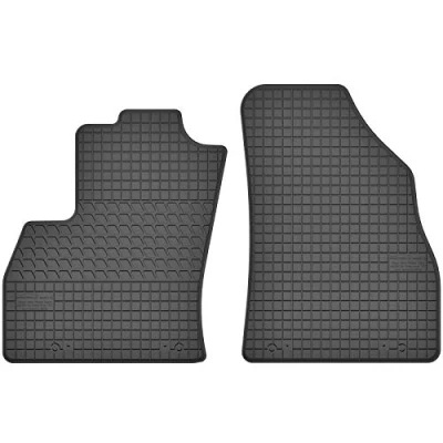 Abbildung von AGCPdirect Gummi Matten Fußmatten Passgenau Vorne Set für FIAT Fiorino 2007 2021 und Qubo 2008 Citroen Nemo Peugeot Bipper