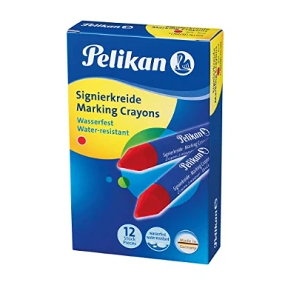 Abbildung von Pelikan Signierkreide 762/12 rot 12 Stifte