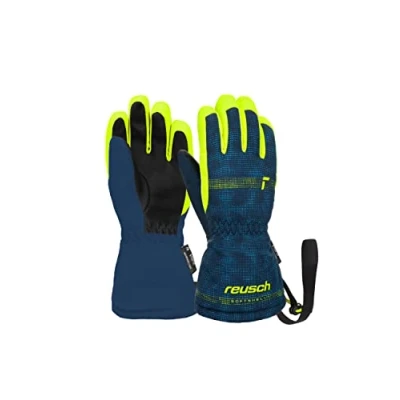 Abbildung von Reusch MAXI RTEX XT Fingerhandschuh, Größe: 4, Dress blue safety yellow