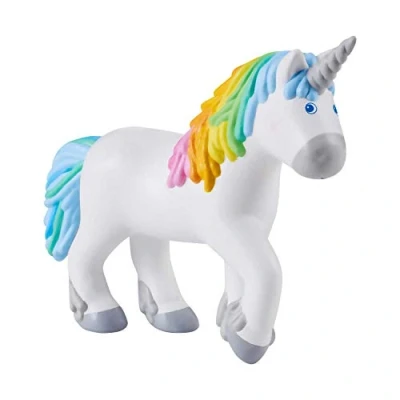 Abbildung von HABA 305595 Little Friends Einhorn Ruby Rainbow, Spielfigur ab 3 Jahren, bunt