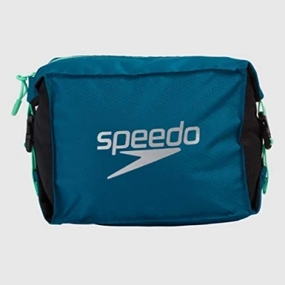 Abbildung von Speedo Unisex Erwachsene Pool Slide Bag Pooltasche, Nordic Teal/Schwarz/Grün Glow, Einheitsgröße