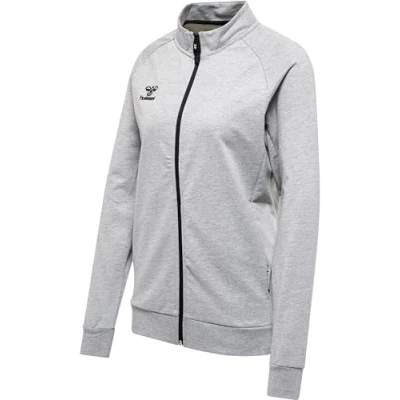Abbildung von Hummel MOVE GRID Trainingsjacke, Damen, Größe: Medium, Grey melange