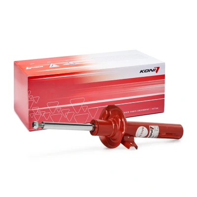 Abbildung von KONI Ø 55mm struts only 8745 1038 Stoßdämpfer Vorderachse Gasdruck 400 Zweirohr, eingebaut ein /nachstellbar Federbein oben Stift, unten Schelle