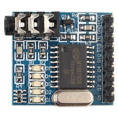 Abbildung von HALJIA MT8870 DTMF Sprachdekodierungsmodul Telefonmodul Audio Decoder Sprachwahlsteuerungsmodul Kompatibel mit Arduino, Raspberry Pi, ARM MCU und mehr