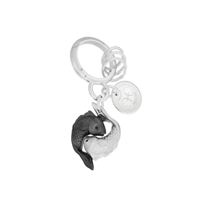 Abbildung von O meta[l]morphose METALMORPHOSE Schlüsselanhänger Sternzeichen Fisch Geschenk für Herren, Damen und Kinder, silber, one size
