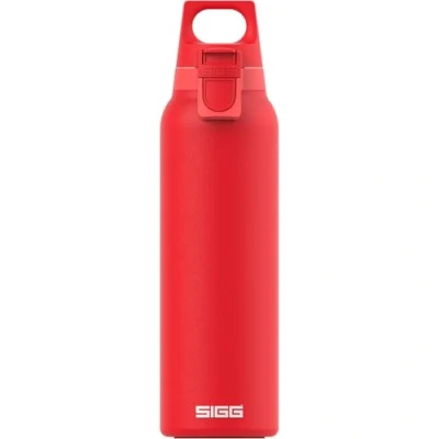Abbildung von SIGG Hot &amp; Cold ONE Light Scarlet (0.55 L) Thermo Trinkflasche, schadstofffreie und isolierte Edelstahl einhändig bedienbare Outdoor Flasche