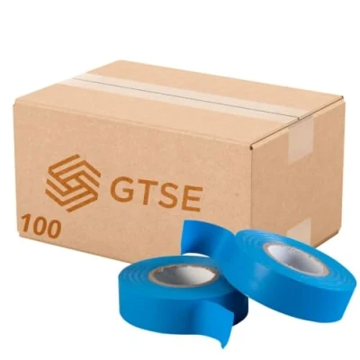 Abbildung von GTSE Isolierband Blau 20 Rollen 19 mm x m strapazierfähiges, selbstklebendes zum Schutz, Bündeln und Reparieren von Kabeln