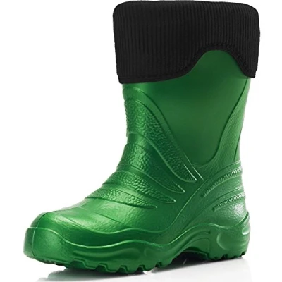 Abbildung von Ladeheid Gummistiefel Kinder Eva federleichte Regenschuhe für Jungen und Mädchen LA CA 10 (Smaragdgrün, 26/27 EU)