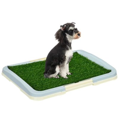 Abbildung von PawHut Hundetoilette Puppy Pee Pad, Welpentoilette, Hundeklo, Abnehmbar und waschbar, mit Anti Rutsch Fußmatten