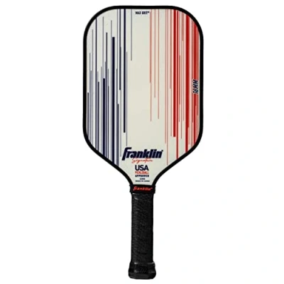 Abbildung von Franklin Sports Unisex Erwachsene Pickleball Pickelball Paddel, 16 mm, Pro Player Weiß, 16mm